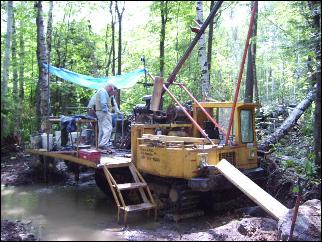 Elliot Lake Drill Rig